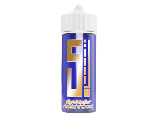 5EL - Blue Overdosed - Longfills 10 ml - Marshmallow Cookies'n'Cream